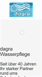 Mobile Screenshot of dagra-wasserpflege.de